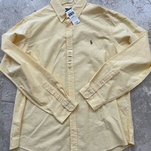 Ralph Lauren Light Yellow Classic Shirt